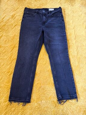 GAP black vintage slim high rise jeans size 14